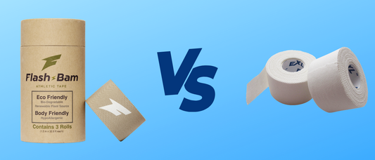 Comparison of bamboo and cotton athletic tape for performance and sustainability