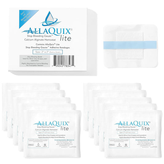 AllaQuix Lite Stop Bleeding Adhesive Bandages