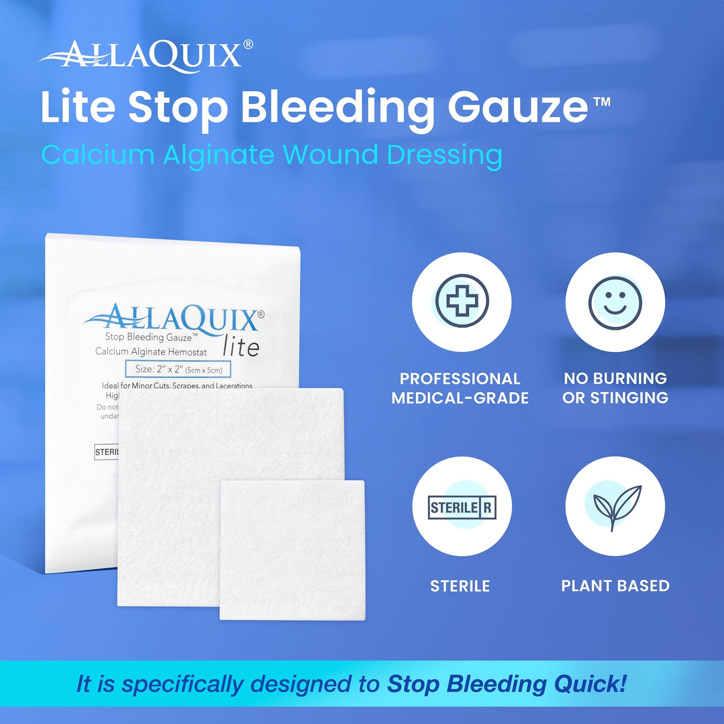 AllaQuix Stop Bleeding Gauze Variety Pack