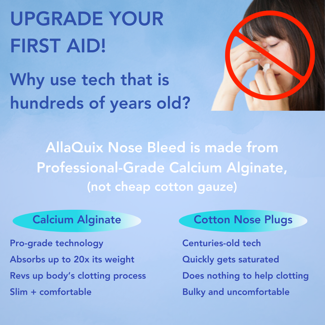 AllaQuix Nose Bleed Stop Bleeding Gauze