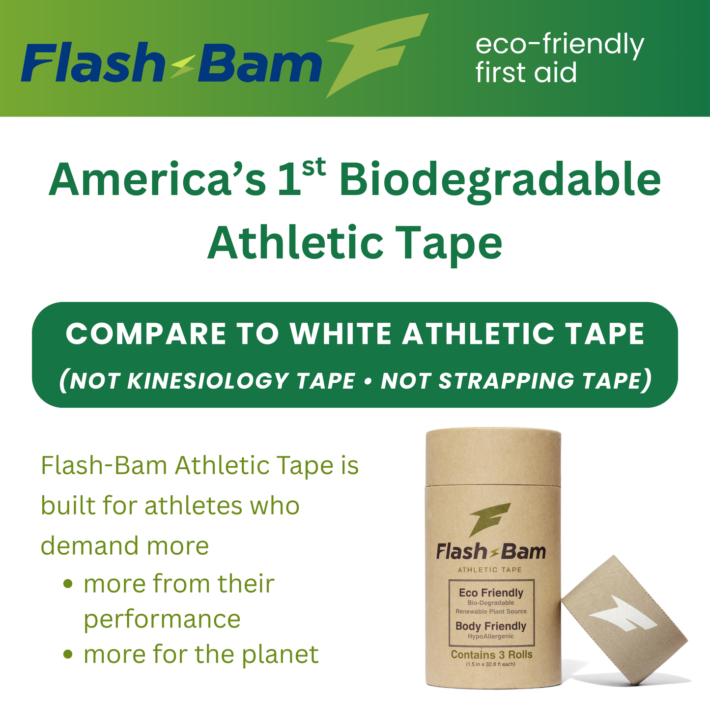 Flash-Bam Athletic Tape