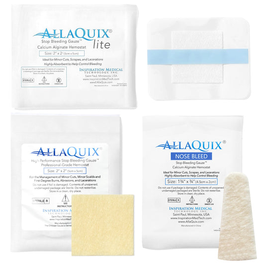 AllaQuix Stop Bleeding Gauze Variety Pack