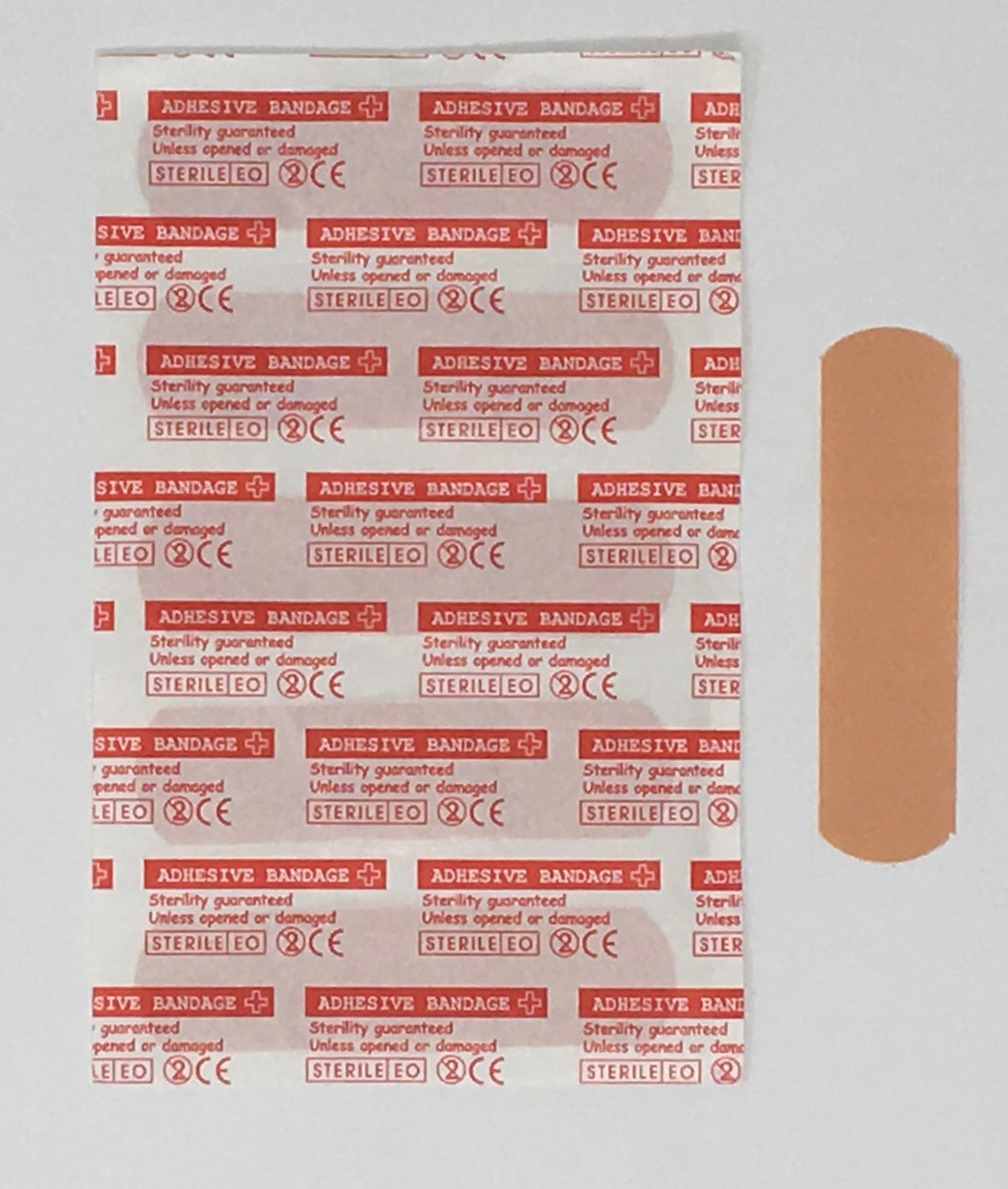 Quality and cheap latex-free adhesive bandages with adhesive insuring that these bandages stick well.